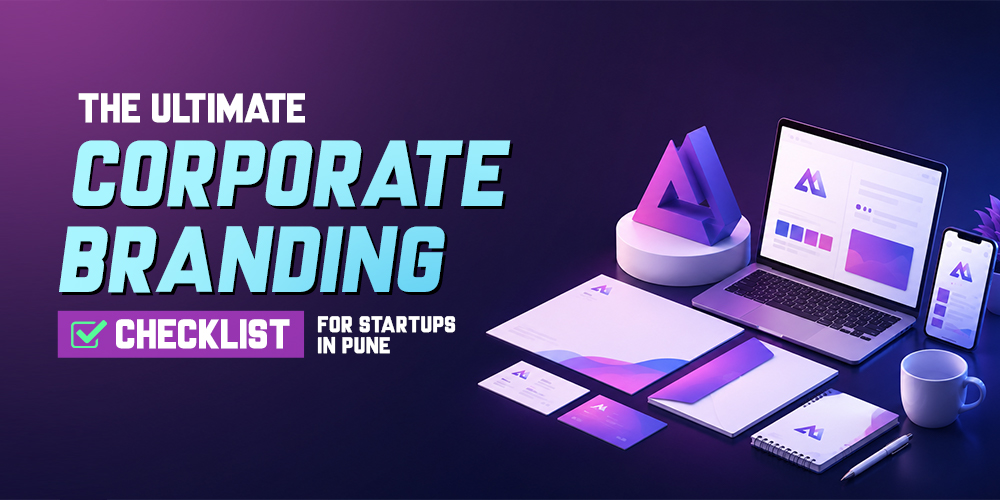 Complete corporate branding checklist for startups in Pune covering brand identity, visual branding, digital presence and marketing collateral